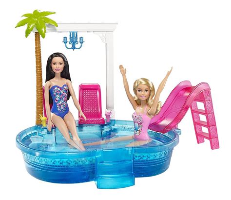 Barbie Glam Pool Playset Au Toys And Games