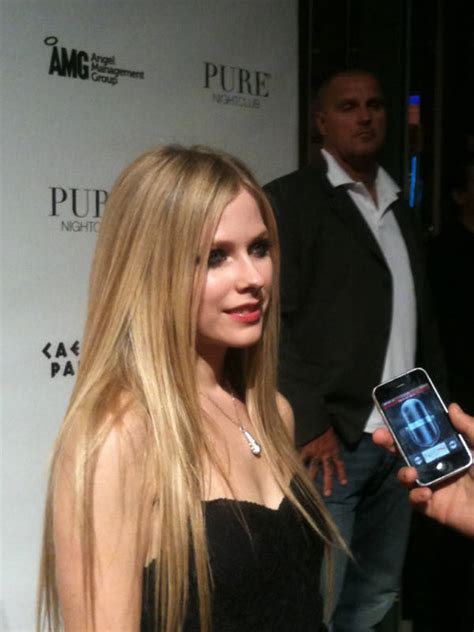 Avril Lavigne At Abbey Dawn Clothing Party Pure Nightclub Avril
