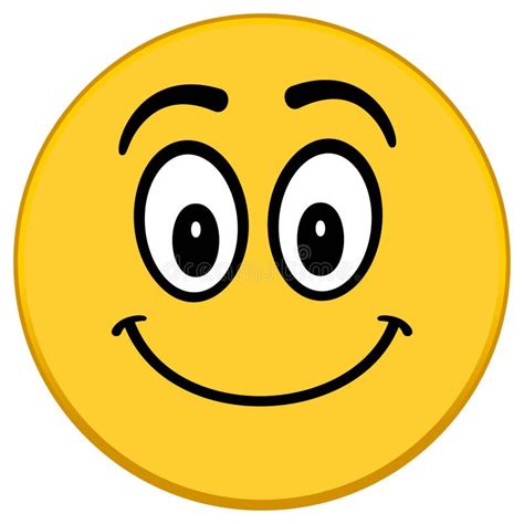 Smiley Emoticon Stock Vector Illustration Of Pleasant 93701608