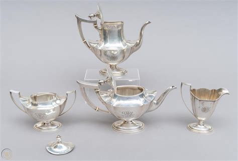 Gorham Plymouth Sterling Silver Tea Set 3924512190