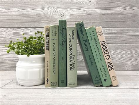 Decorative Book Set Mint Green Aesthetic Sage Green Wallpaper Green