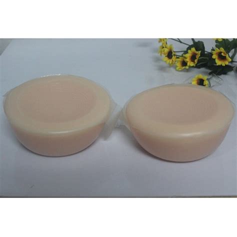 buy 600g pair b c cup round shape false huge silicone breast forms prosthesis