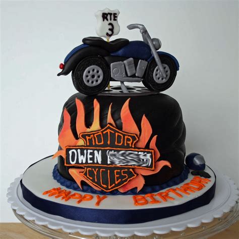Check out our motorcycle gifts selection for the very best in unique or custom, handmade pieces from our accessories shops. Motorcycle Birthday Cake - CakeCentral.com