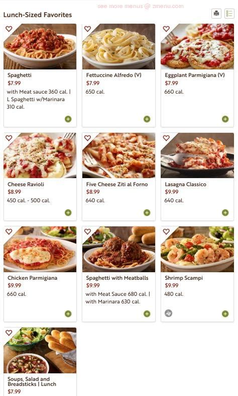 A manager will then contact you to arrange an interview. Online Menu of Olive Garden Italian Restaurant Restaurant ...