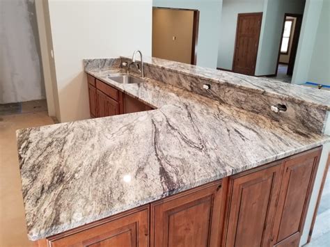 Thunder White Granite Countertops Kitchen Seattle By Tops Solid