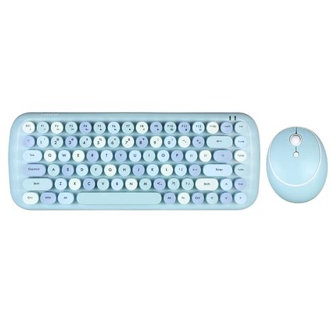 Mofii Candy Keyboard Mouse Combo Wireless 24g Mixed Color 84 Key Mini