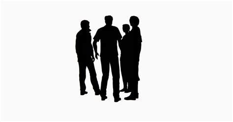 Group Of People Silhouette At Free For Personal Use Group Of People Silhouette