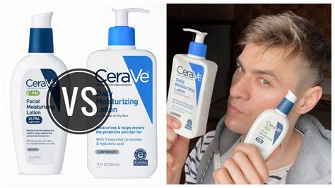 I bought this base on the stellar reviews. CeraVe Moisturizing Lotion VS CeraVe PM Facial ...