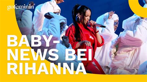 Baby News beim Super Bowl Rihanna überrascht mit Babybauch YouTube