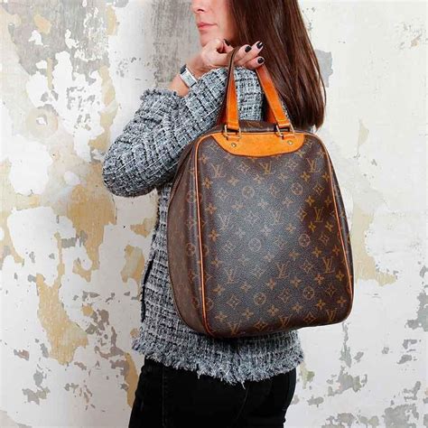 Louis Vuitton Vintage Excursion Bag In Brown Monogram Canvas And Leather For Sale At 1stdibs