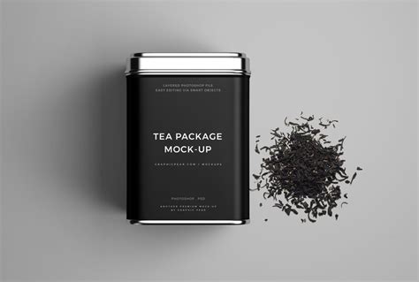 tea package mockup