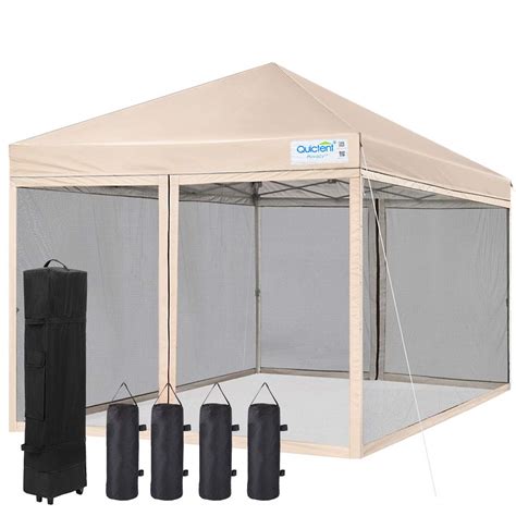 Buy Quictent 66x66 Ez Pop Up Canopy Tent With Netting Screened