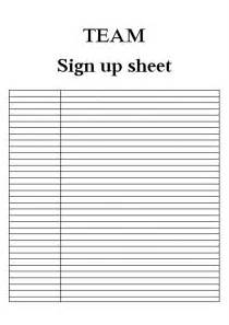 Why Should I Create A Sign Up Sheet 8 Sample Templates Fotolip