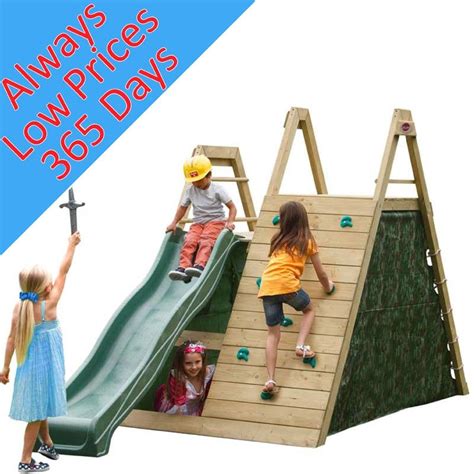 Plum Climbing Pyramid Wooden Play Centre Pine Including Free