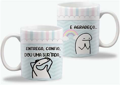 Caneca Personalizada Flork Meme De Porcelana Elo