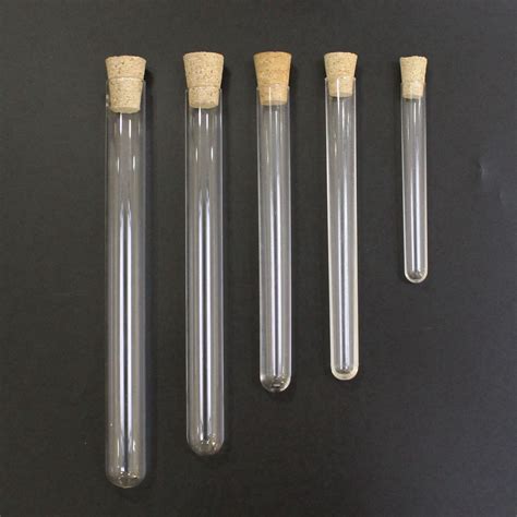 Laboratory Plastic Test Tube With Cork Stopper Dia Mm X Mm Pack Of From Juxinglab