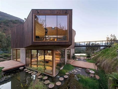 Abstract Eco Friendly Homes This Vacation Home Is Integrated Into A