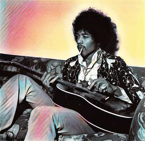 Hendrix Colored By Eugen Jimi Hendrix Jimi Hendrix Experience
