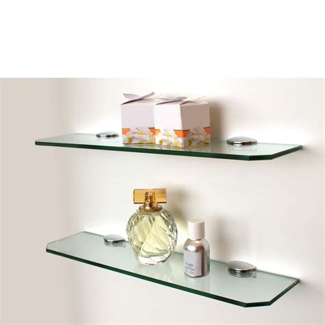 Bathroom Glass Shelves Floating Glass Shelves For Bathroom Ideas On