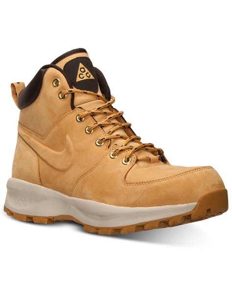Nike Mens Manoa Leather Boots From Finish Line Macys Nike Boots
