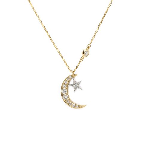 Miriams Jewelry Moon And Star Necklace Miriams Jewelry