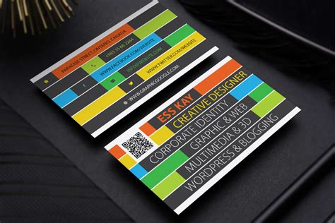 Free Creative Business Card Template Design Ai Vector File