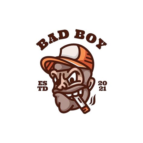 Premium Vector Bad Boy Logo