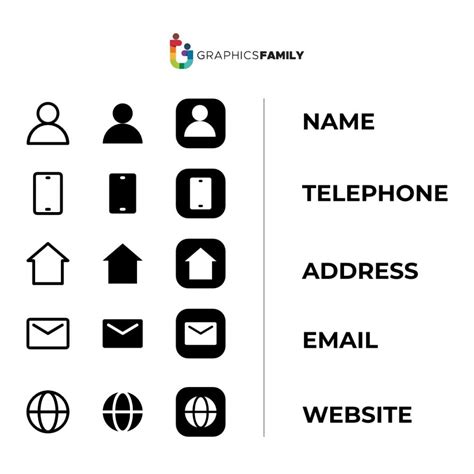 Icons For Business Cards