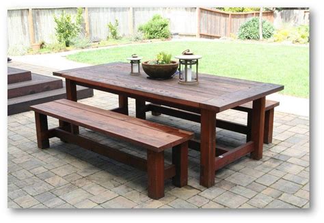 Maybe you would like to learn more about one of these? Patio dining table | Farmhouse picnic table, Modern ...