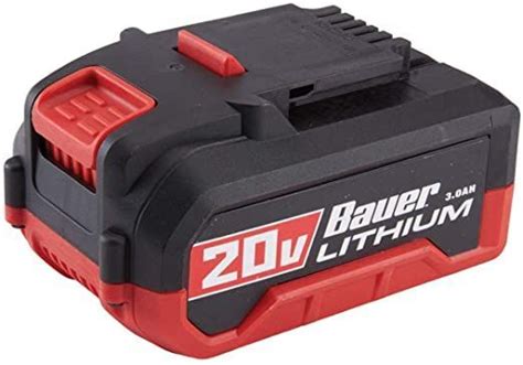 Bauer 20V HyperMax Lithium 3 0 Ah High Capacity Battery Lithium Cordless Circular Saw Battery