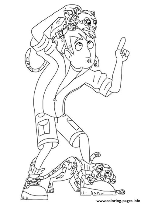 Wild kratts martin coloring pages. Wild Kratts The Martin Coloring Pages Printable