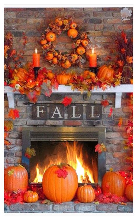 Fall Fireplace Fall Mantel Decorations Halloween Fireplace Fall