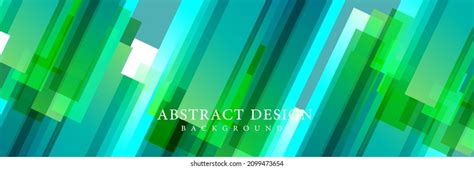 Green Blue Tech Background Abstract Digital Stock Vector Royalty Free
