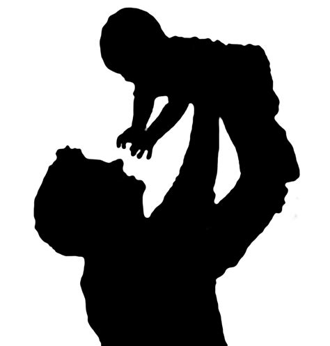 Father Baby Silhouette