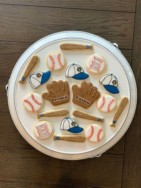 Baseball Theme Cookies Etsy