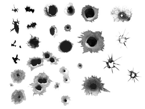 Bullet Holes Png Free Download Png Mart