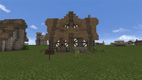 Minecraft Medieval Farm Design