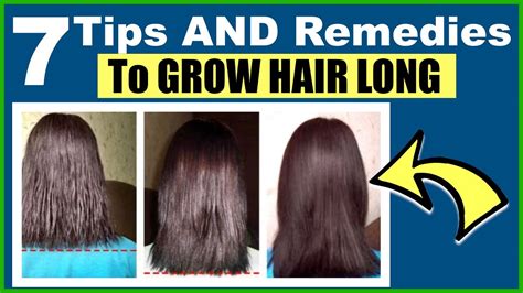 7 Proven Tips And Remedies To Regrow Your Hair Grow Your Hair Fast Naturally Youtube