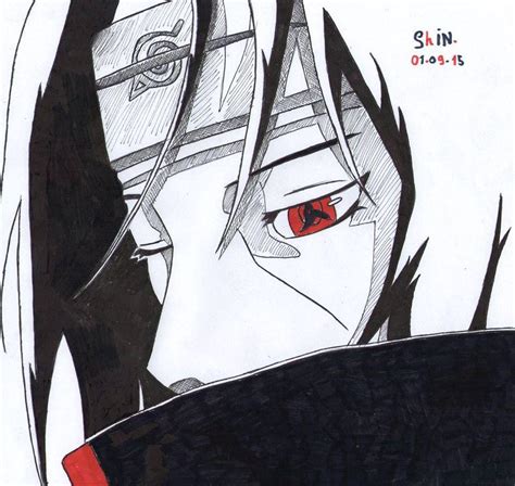 How To Draw Itachi Uchiha Eyes