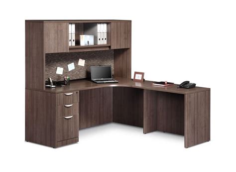 Used Office Desks Classic L Shaped Desk In Laminate At Furniture Finders
