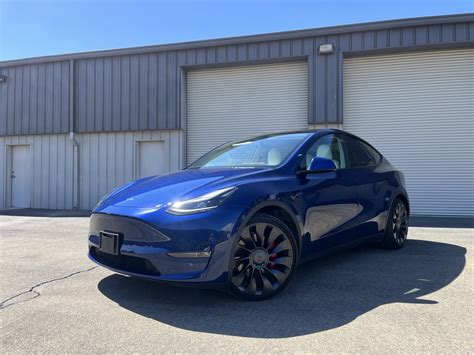 Model Y Performance Deep Blue Metallic R Tst Sell Your Tesla Only Used Tesla