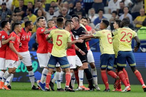 Ambos avanzaron como segundos en el grupo b y a. Colombia vs Chile: cuartos de final de la Copa América ...