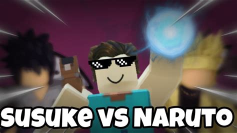 Naruto Vs Sasuke In Roblox Bedwars Youtube