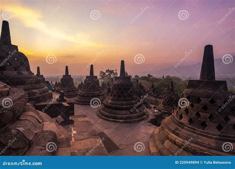 Borobudur Or Barabudur Is A 9th Century Mahayana Buddhist Temple In