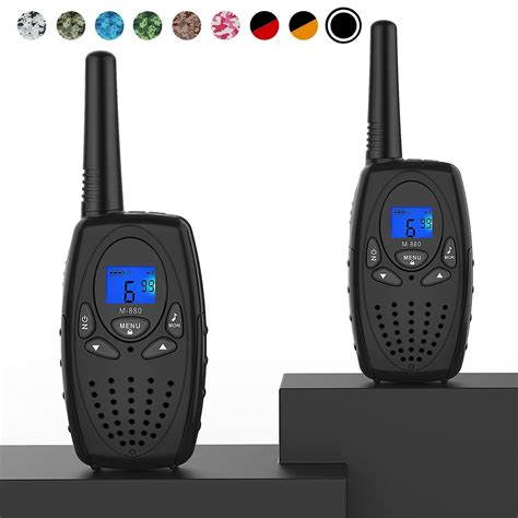 walkie talkies for adults topsung m880 frs two way radio long range with vox belt clip hand