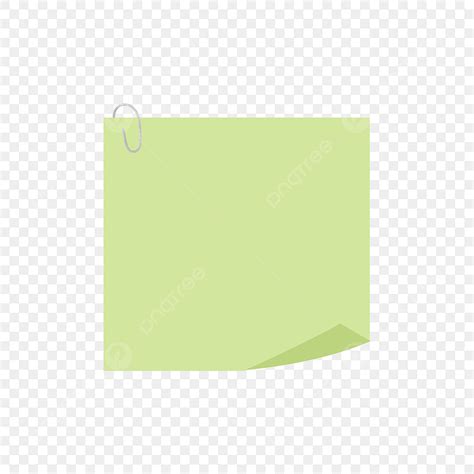 Sticky Paper Notes PNG Transparent Green Note Paper Sticky Note