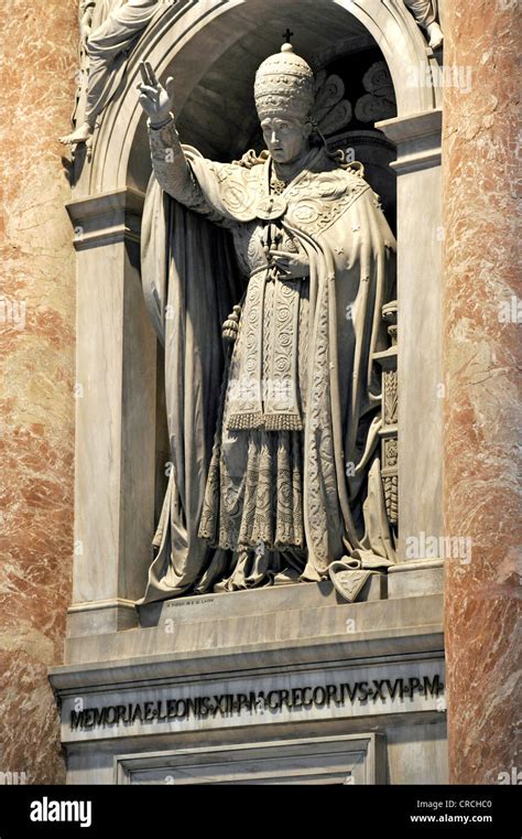 Monument To Pope Leo Xii St Peters Basilica Vatican City Rome
