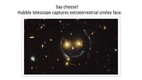 Hubble Telescope Captures Extraterrestrial Smiley Face Youtube