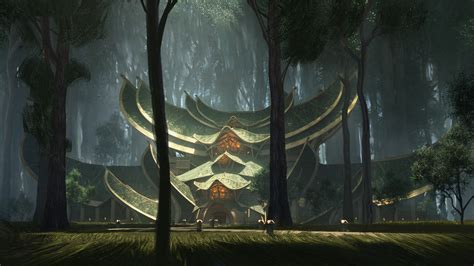 Forest Temple 1920x1080 Wallpapers