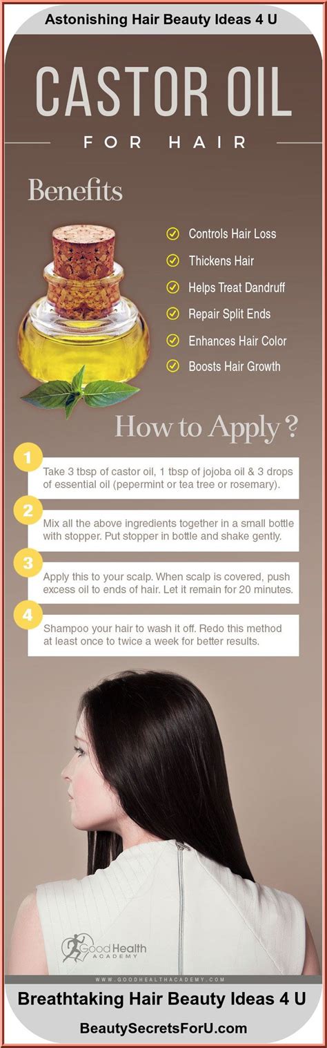How To Use Castor Oil For Hair Beauty Beauty Secrets For U